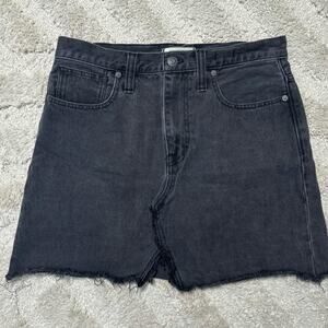 Madewell Rigid Denim A-Line Skirt